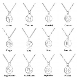 Todorova gwiazda ze stali nierdzewnej znak zodiaku Neckless 12 konstelacji naszyjnik damski złoty łańcuszek naszyjnik mężczyzn b