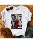 2020 La Casa De Papel kobiety BELLA CIAO Tshirt dom papieru śmieszne lato T Shirt pieniądze Heist kobiety luźna koszulka femme