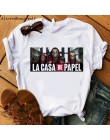 2020 La Casa De Papel kobiety BELLA CIAO Tshirt dom papieru śmieszne lato T Shirt pieniądze Heist kobiety luźna koszulka femme