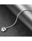 Moana Choker Kolye moda zwierzęta psy ślady łapa łańcuszek wisiorek naszyjnik naszyjniki biżuteria dla kobiet sweter