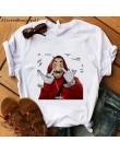 2020 La Casa De Papel kobiety BELLA CIAO Tshirt dom papieru śmieszne lato T Shirt pieniądze Heist kobiety luźna koszulka femme