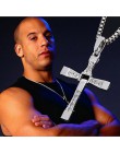 2017 nowe męskie naszyjniki moda biżuteria filmowa szybki i wściekły Toretto mężczyźni klasyczny krzyż naszyjnik