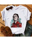 2020 La Casa De Papel kobiety BELLA CIAO Tshirt dom papieru śmieszne lato T Shirt pieniądze Heist kobiety luźna koszulka femme