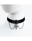 YiYaoFa krzyż naszyjnik choker w stylu vintage naszyjnik i wisiorek naszyjnik z jezusem dla kobiet akcesoria DD-18