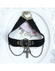 YiYaoFa krzyż naszyjnik choker w stylu vintage naszyjnik i wisiorek naszyjnik z jezusem dla kobiet akcesoria DD-18
