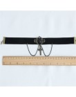 YiYaoFa krzyż naszyjnik choker w stylu vintage naszyjnik i wisiorek naszyjnik z jezusem dla kobiet akcesoria DD-18