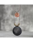 Handmade jednorożec naszyjnik łańcuszek na szyję stop cynkowy moneta naszyjnik biżuteria dla kobiet akcesoria oświadczenie naszy