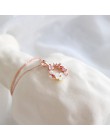 Moda kreatywne kwiaty motyle naszyjnik cyrkon kryształ masa perłowa Garland naszyjnik dla kobiet biżuteria akcesoria