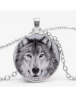 Hot! Moda Vintage Nordic czary wilk łańcuch nowość zwierząt fajny wilk sweter uchwyt na łańcuszek prezent naszyjnik wisiorek biż