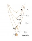 Boho naszyjniki Vintage wielowarstwowy choker naszyjnik dla kobiet modny kołnierz Collier Femme biżuteria z motywem księżyca akc