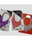 2020 artystyczne naszyjniki moda dla kobiet biżuteria Mujer Handwoven Collier długi Tassel koraliki Choker kreatywne naszyjniki 