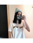 MICHELANGELO Harajuku fajne śmieszne osobliwy nadruk t-shirty damskie t-shirty Ulzzang hiphopowy sweter Casual topy damskie tees