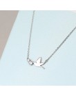 Punk w stylu Vintage 925 Sterling Silver jaskółka naszyjniki wisiorki dla kobiet prezenty oświadczenie naszyjniki Colar 2019