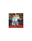 Evenworger off shoulder Sexy rękaw typu bombka top backless koszula damska leisure gorset w stylu retro kobiety nocna impreza 20