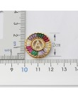 Nowe modne Rainbow Gold Micro Pave CZ cyrkonia A-Z inicjały zawieszka w kształcie litery naszyjniki dla kobiet biżuteria rodzinn