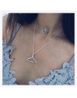 Boho naszyjniki Vintage wielowarstwowy choker naszyjnik dla kobiet modny kołnierz Collier Femme biżuteria z motywem księżyca akc