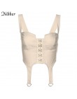 Nibber sexy głęboki dekolt czarne krótkie bluzki kobiety camisole 2020 wiosna nowy gorący dziki odzież domowa główna ulica rozry