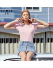 SEMIR T koszula kobiety nowy 100% bawełniane koszulki damskie 2019 vogue rocznika koszulki bawełniane kobiety O Neck z krótkim r