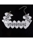 1 zestaw  10 sztuk najmodniejsza biżuteria akcesoria biała mieszanka kolorów kształt koronki tatuaż Choker naszyjnik dla miłośn