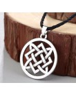 Viking Valknut wisiorek męski naszyjnik kobiety okrągłe pogańskich religijnych mężczyzna mężczyzna słowiańskich srebrny biżuteri