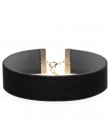 KMVEXO 2020 Bijoux Sexy Harajuku aksamitne kobiety biżuteria Gothic Choker naszyjnik w stylu Vintage aksamitne skórzane Collares