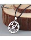 Viking Valknut wisiorek męski naszyjnik kobiety okrągłe pogańskich religijnych mężczyzna mężczyzna słowiańskich srebrny biżuteri
