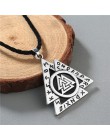 Viking Valknut wisiorek męski naszyjnik kobiety okrągłe pogańskich religijnych mężczyzna mężczyzna słowiańskich srebrny biżuteri