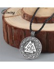 Viking Valknut wisiorek męski naszyjnik kobiety okrągłe pogańskich religijnych mężczyzna mężczyzna słowiańskich srebrny biżuteri