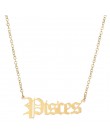 Stary angielski znak zodiaku 12 konstelacji naszyjnik Femme naszyjnik typu Choker z charmsami dla kobiet biżuteria na urodziny p