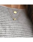 DIEZI wielowarstwowe w stylu Vintage naszyjnik łańcuch dla kobiet czeski proste księżyc oczy róg wisiorek Choker naszyjnik Party