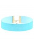 KMVEXO 2020 Bijoux Sexy Harajuku aksamitne kobiety biżuteria Gothic Choker naszyjnik w stylu Vintage aksamitne skórzane Collares