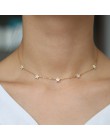 2019 Christmas gift vermeil 925 srebro śliczne star choker charm naszyjniki urocze kobiety biżuteria fine srebrny naszyjnik