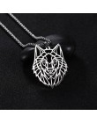 Teamer Wolf naszyjnik mężczyźni kobiety Punk stal nierdzewna 316L wisiorek z motywem zwierzęcym piwo kot królik Box Chain Collar