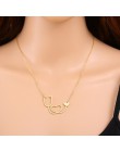 Damski naszyjnik typu Choker z sercem naszyjnik pielęgniarka medyczna stetoskop naszyjniki dla kobiet/dziewczyna Dropshipping Bi