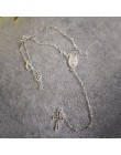 Abayabay długa spersonalizowana dla dziewczyny krzyż naszyjnik łańcuch kobiety żółte złoto kolorowy wisiorek TRENDY Collares nas