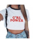 Letnia moda Harajuku seksowny tank krótki top biały T Shirt ubrania kobiety śliczny nadruk z myszką Croptop z krótkim rękawem