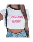 Letnia moda Harajuku seksowny tank krótki top biały T Shirt ubrania kobiety śliczny nadruk z myszką Croptop z krótkim rękawem