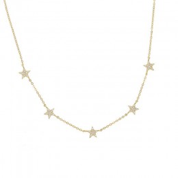 2019 Christmas gift vermeil 925 srebro śliczne star choker charm naszyjniki urocze kobiety biżuteria fine srebrny naszyjnik