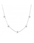 2019 Christmas gift vermeil 925 srebro śliczne star choker charm naszyjniki urocze kobiety biżuteria fine srebrny naszyjnik
