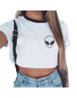 Letnia moda Harajuku seksowny tank krótki top biały T Shirt ubrania kobiety śliczny nadruk z myszką Croptop z krótkim rękawem