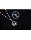 TJP Shiny kobieta cyrkonia kropla wody naszyjnik biżuteria kobieta moda 925 srebro naszyjnik dla kobiet Bijou