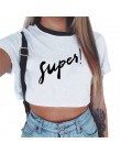Letnia moda Harajuku seksowny tank krótki top biały T Shirt ubrania kobiety śliczny nadruk z myszką Croptop z krótkim rękawem
