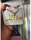 V przyciągaj Kpop Handmade dowolna nazwa własna naszyjnik kobiety mężczyźni biżuteria BFF spersonalizowane ręcznie robione naszy