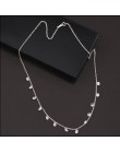 925 ze srebra wysokiej próby z cyrkonią tassel naszyjniki dla kobiet długi naszyjnik statement moda sterling-srebrny-biżuteria
