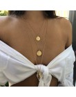 Czeski wielowarstwowy półksiężyc gwiazda księżyc naszyjnik dla kobiet moda geometryczny naszyjnik kobiety Choker 2020 biżuteria 