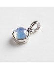 F.I.N.S klasyczny gorący 100% 925 srebro naturalny malachit niebiesko-piaskowy kryształ Opal kamień Tigereye Gem wisiorki Je