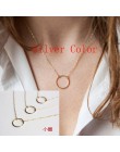 Abayabay długa spersonalizowana dla dziewczyny krzyż naszyjnik łańcuch kobiety żółte złoto kolorowy wisiorek TRENDY Collares nas
