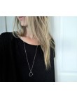 Abayabay długa spersonalizowana dla dziewczyny krzyż naszyjnik łańcuch kobiety żółte złoto kolorowy wisiorek TRENDY Collares nas
