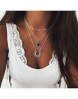 Abayabay długa spersonalizowana dla dziewczyny krzyż naszyjnik łańcuch kobiety żółte złoto kolorowy wisiorek TRENDY Collares nas