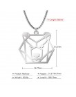 Teamer Wolf naszyjnik mężczyźni kobiety Punk stal nierdzewna 316L wisiorek z motywem zwierzęcym piwo kot królik Box Chain Collar